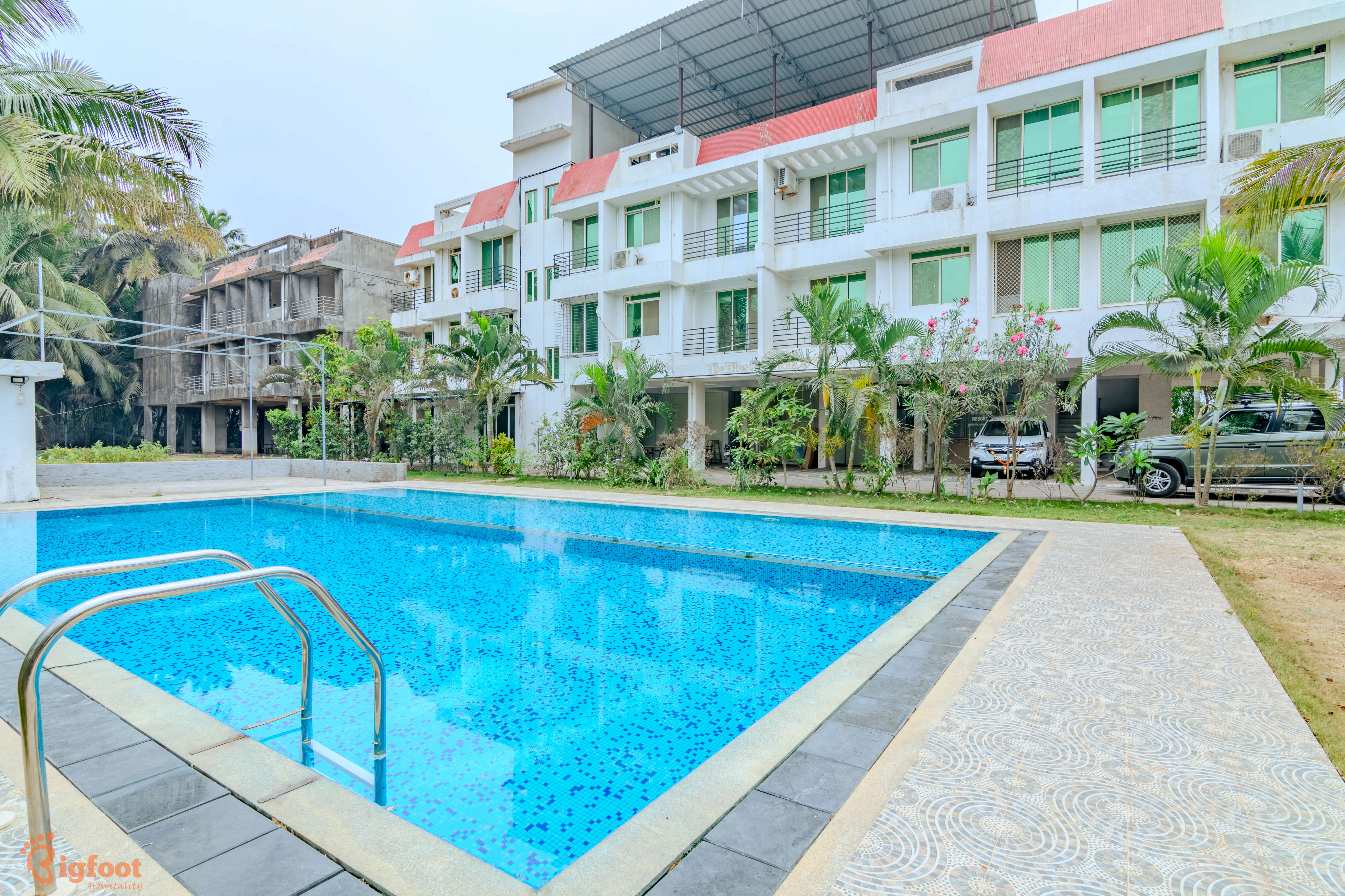 Comfortable rooms at The Bliss Palm Resort Nagaon